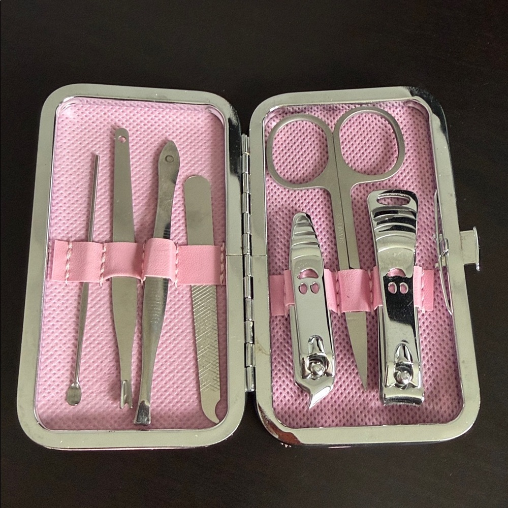 Pink Compact Travel Tools Kit - Picture 2 of 2